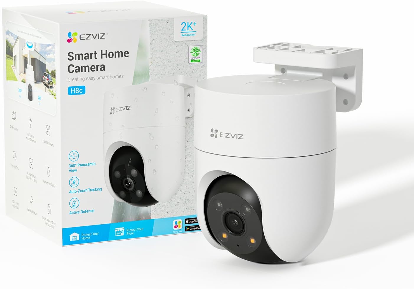 EZVIZ H8C 2K Outdoor WiFi Security Camera – 2K HD Pan & Tilt CCTV Camera - Image 3