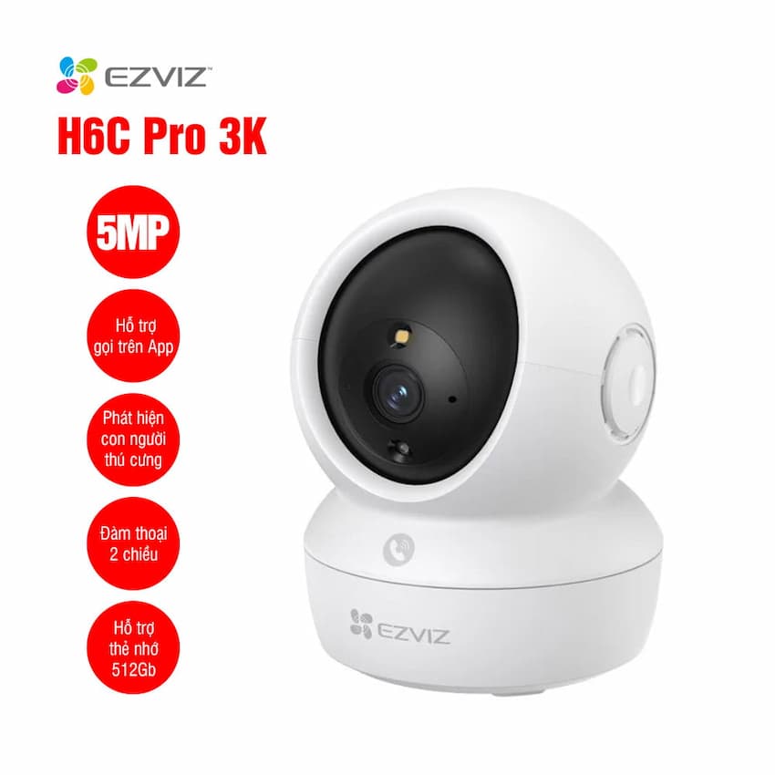 EZVIZ H6C 3K Indoor WiFi Security Camera – 3K HD Pan & Tilt CCTV Camera - Image 2