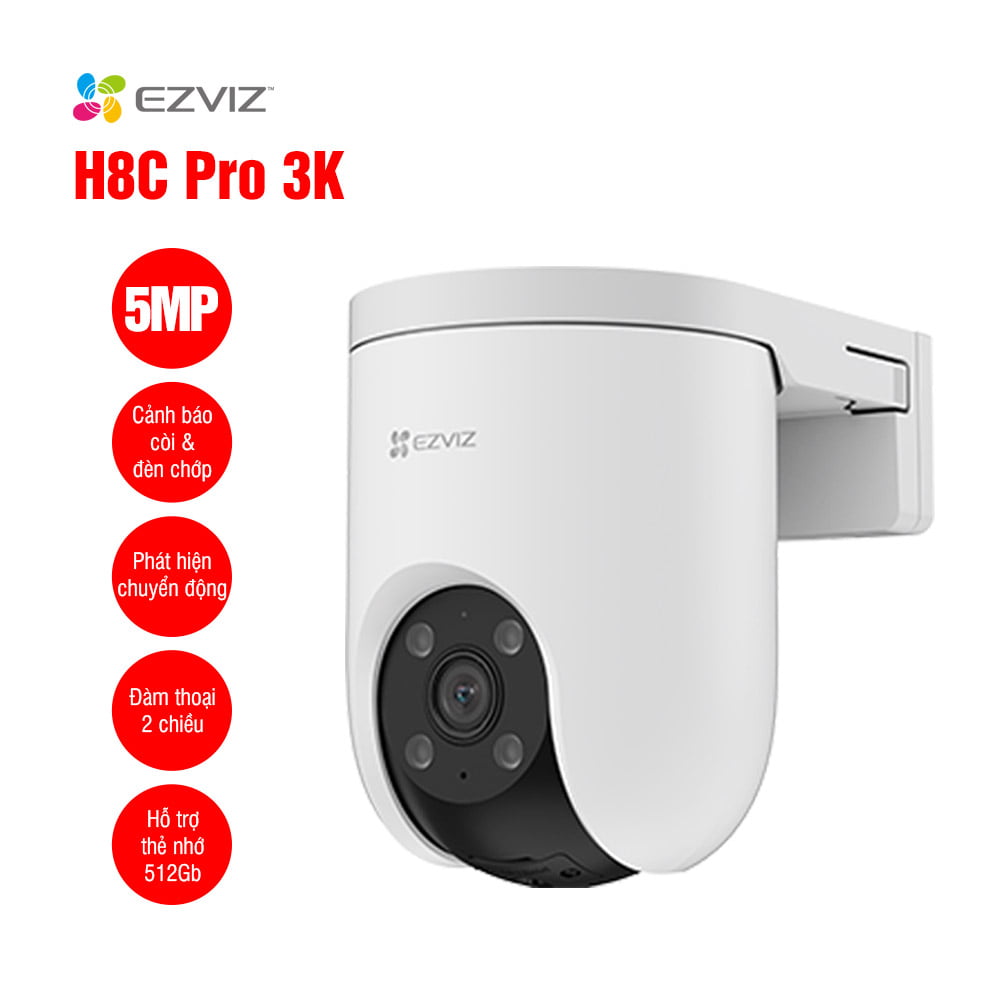 EZVIZ H8C 3K Outdoor WiFi Security Camera – 3K HD Pan & Tilt CCTV Camera - Image 3